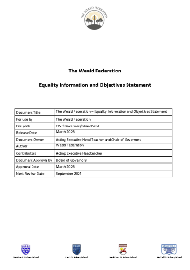 Equality Information & Objectives Statement